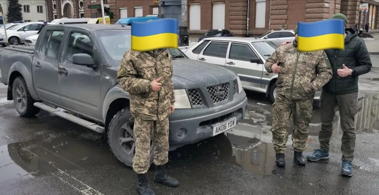 Військові отримали пікап від Олександра Кацуби